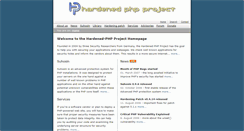Desktop Screenshot of hardened-php.net