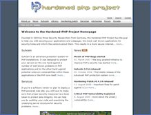Tablet Screenshot of hardened-php.net